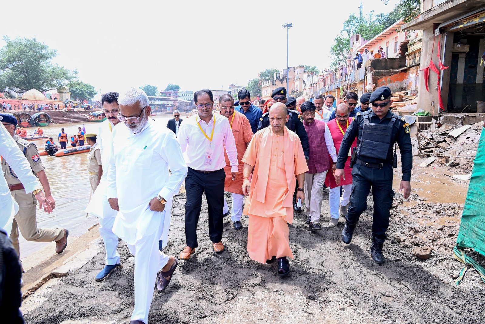 Provide every possible assistance to flood-affected families, conduct an immediate survey of crop and house damage, and grant compensation: CM Yogi