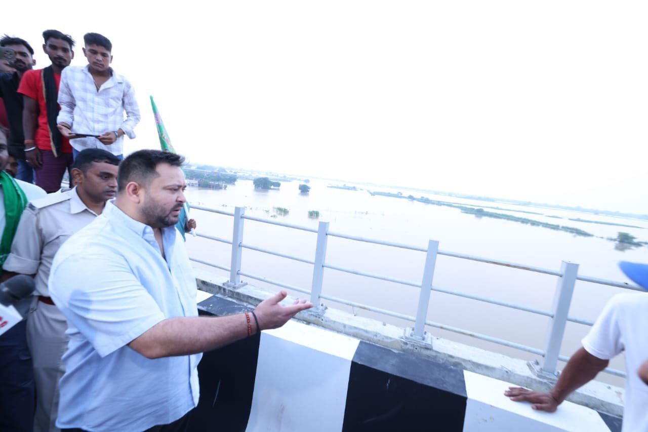 Tejashwi Yadav Urges PM Modi to Declare Bihar Floods a National Disaster, Seeks Rs 5,000 Crore Aid