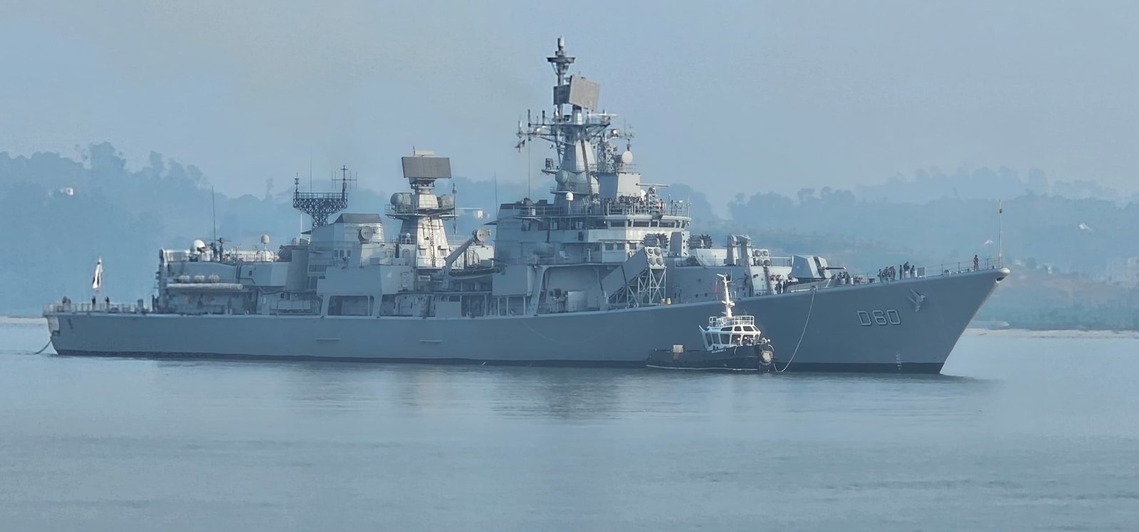 INS Mysore Arrives At Lumut, Malaysia For The 4th Edition Of Exercise Samudra Laksamana