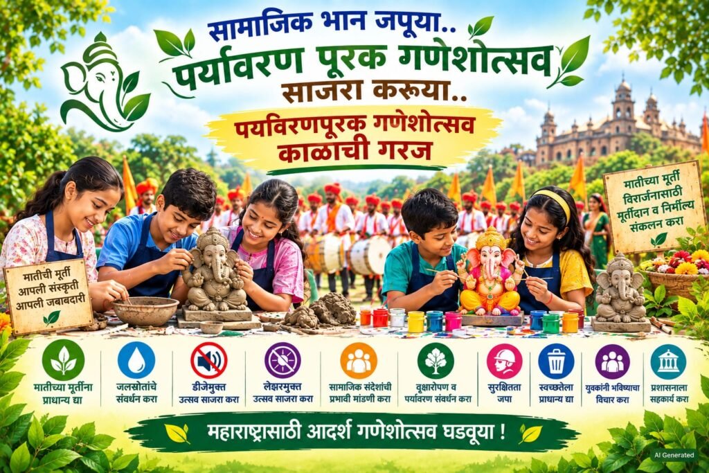Eco-Friendly Ganeshotsav Is the Need of the Hour