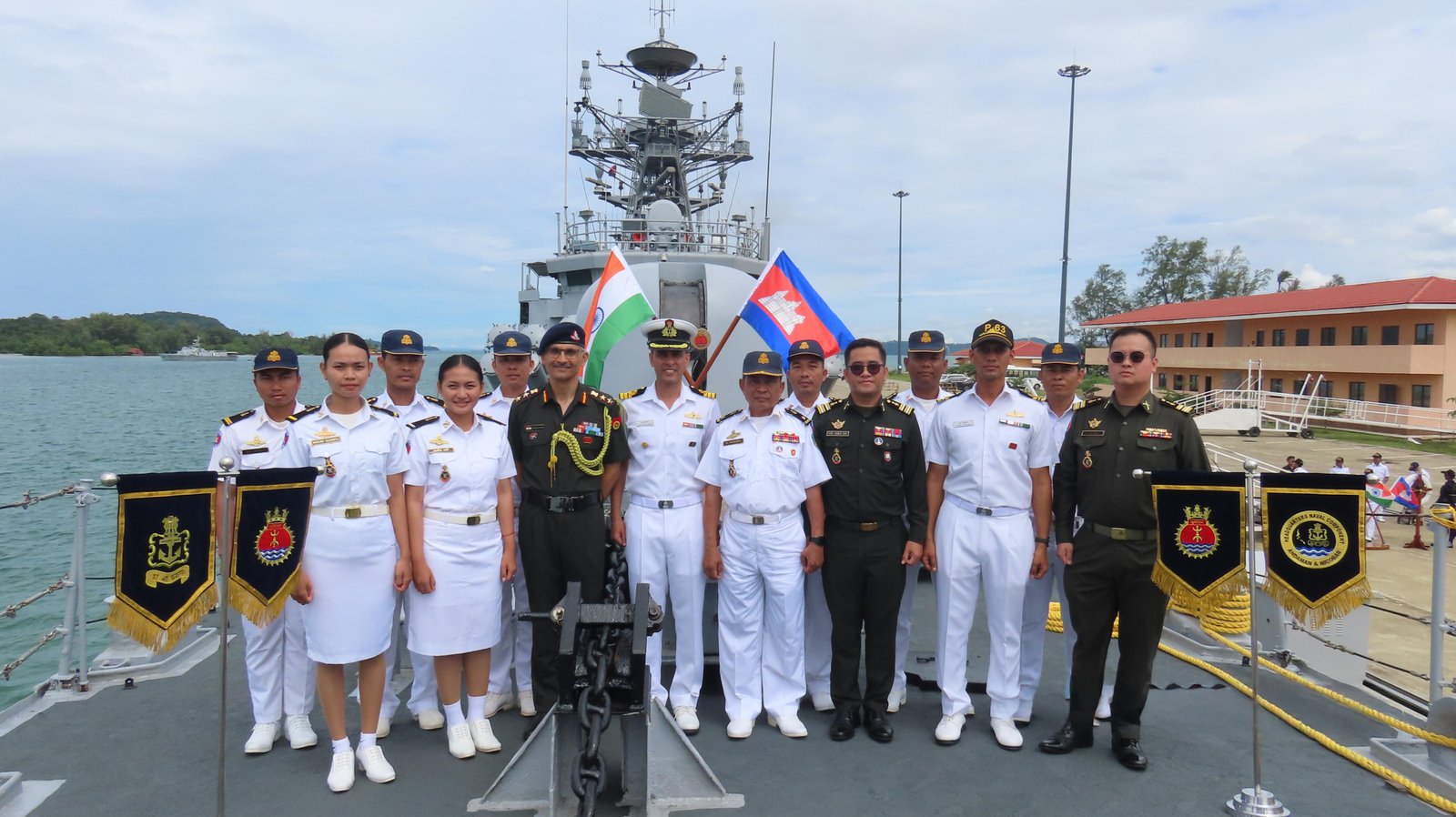 INS Kulish Arrives At Ream Naval Base, Cambodia As Part Of Eastern Fleet Operational Deployment