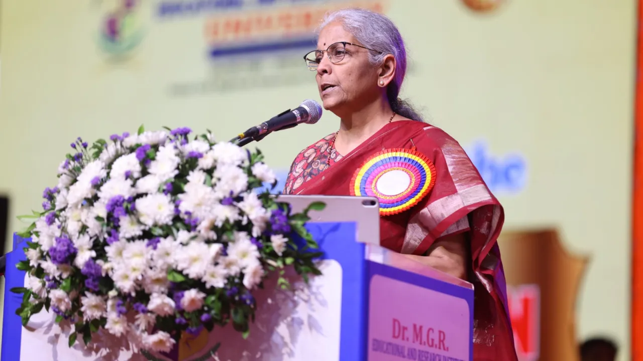 Nirmala Sitharaman Urges Students to Embrace Humility, Responsibility