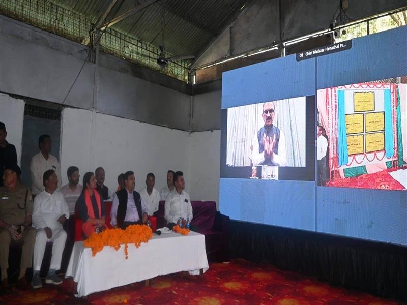 CM lays foundation stones for five PMGSY-IV road projects Rs. 28.22 crore in Shri Renuka Ji
