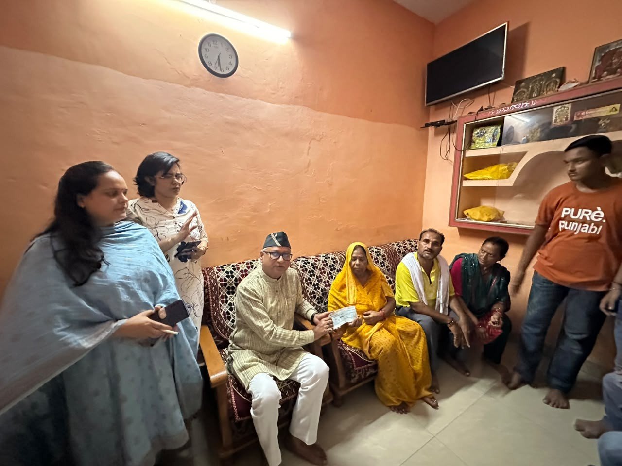 MLA Neeraj Bora Hands Over Rs 2 Lakh CM Relief to Murder Victim’s Family