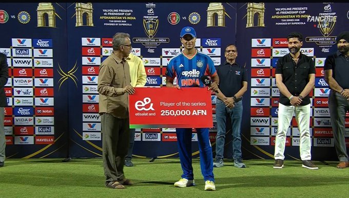 India Complete 3-0 T20I Series Sweep Over Afghanistan with 127-Run Win