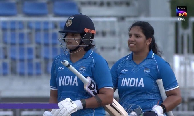 Shafali, Charani Shine as India Storm into Asian Games Semifinals with 8-Wicket Win