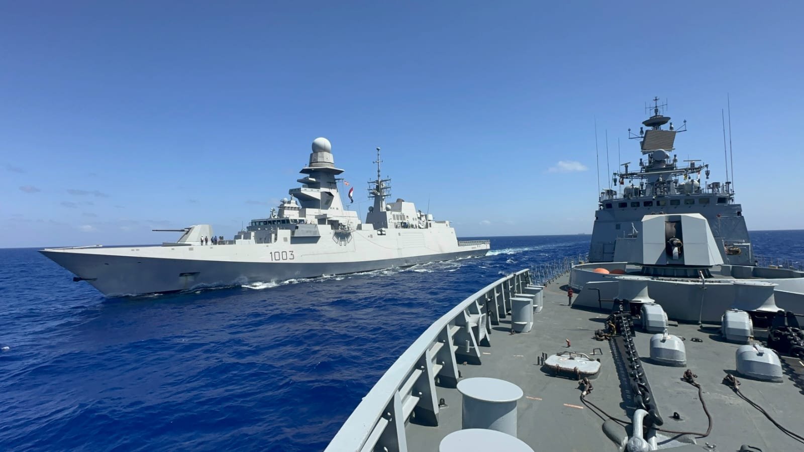 INS Trishul Makes Port Call At Alexandria, Egypt