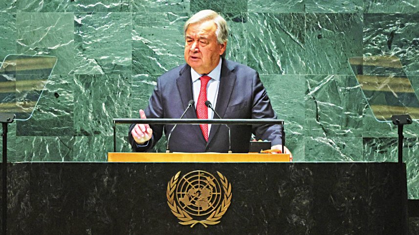 Guterres Calls for US-China AI Dialogue, Warns of West Bank Ethnic Cleansing Spectre