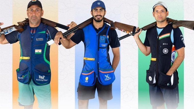 India Wins Bronze in Men’s Skeet Team Event at Asian Games