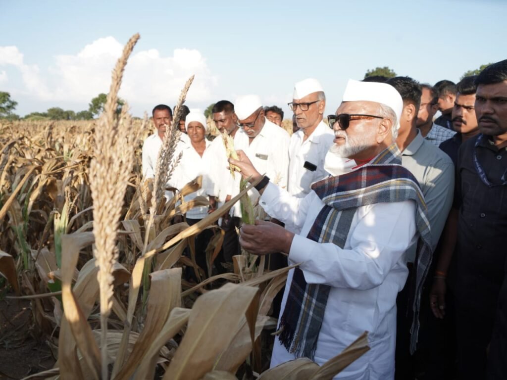 Minister Chhagan Bhujbal Inspects Drought-Like Situation in Rajapur