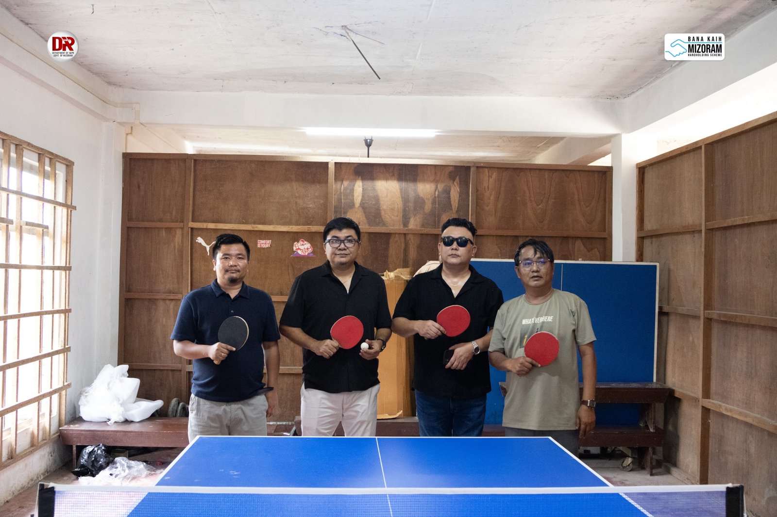 CM Adviser Donates Table Tennis Boards to Lairam Rescue Centre and Lawngtlai District Jail