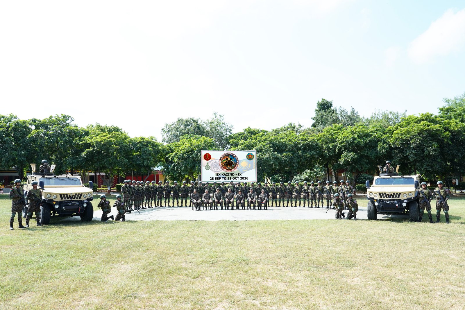 Indian Armed Forces Contingent Departs For Joint Military Exercise Kazind-2026