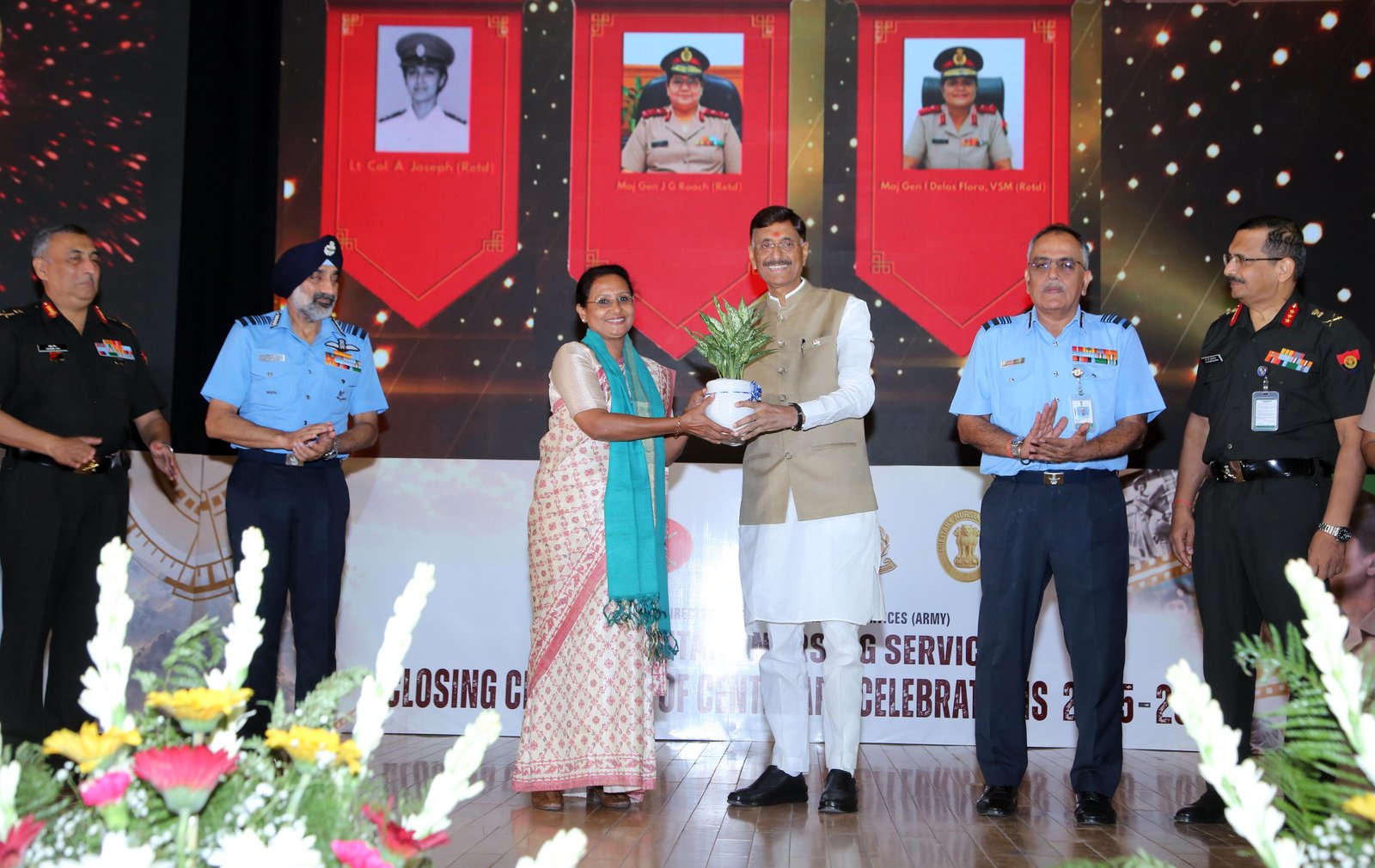 Raksha Rajya Mantri Sanjay Seth Attends Closing Ceremony Of Military Nursing Service Centenary Celebrations