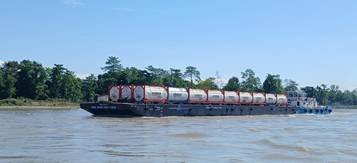 Dibrugarh Sends First International Cargo from Bogibeel to Bangladesh Since Independence
