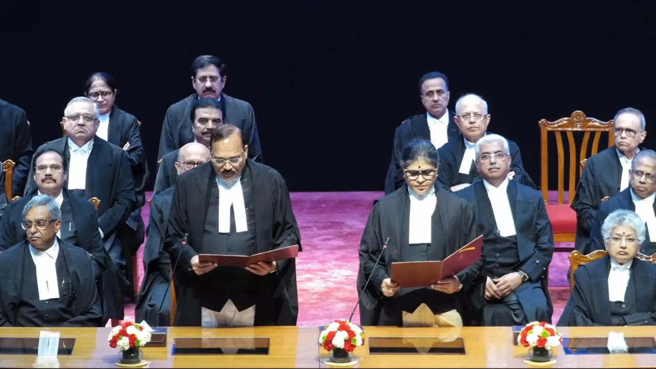 CJI Surya Kant Administers Oath to Three New Supreme Court Judges