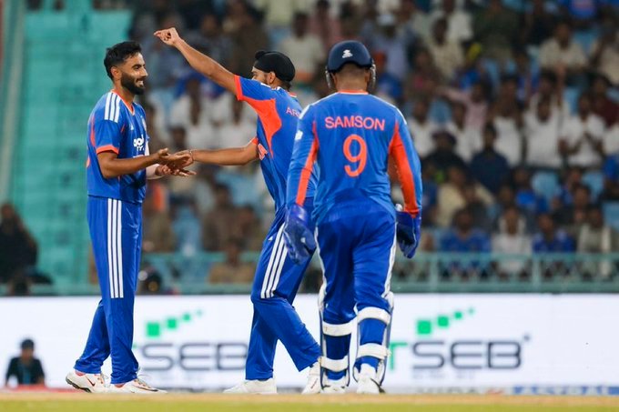 Naman Dhir Stars on T20I Debut as India Bowl Out West Indies for 171