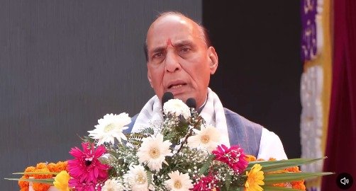 Rajnath Singh Hails Modi’s 25 Years in Public Life, Says Politics Is About Nation Building