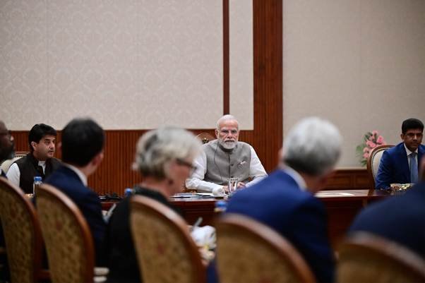 PM Modi Interacts with GSMA Board Members on Telecom Sector Growth