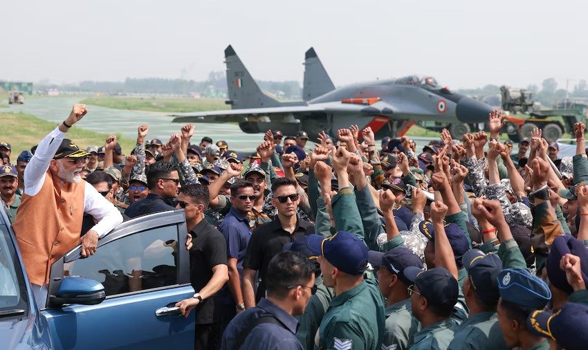 PM Modi Greets Air Warriors on Indian Air Force Day, Hails Courage and Commitment