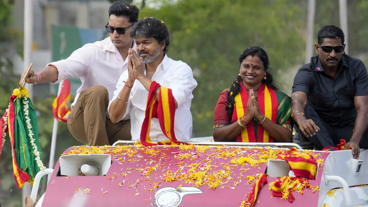 TVK Scores Twin Bypoll Wins in Tamil Nadu, Boosting CM Vijay’s Political Standing
