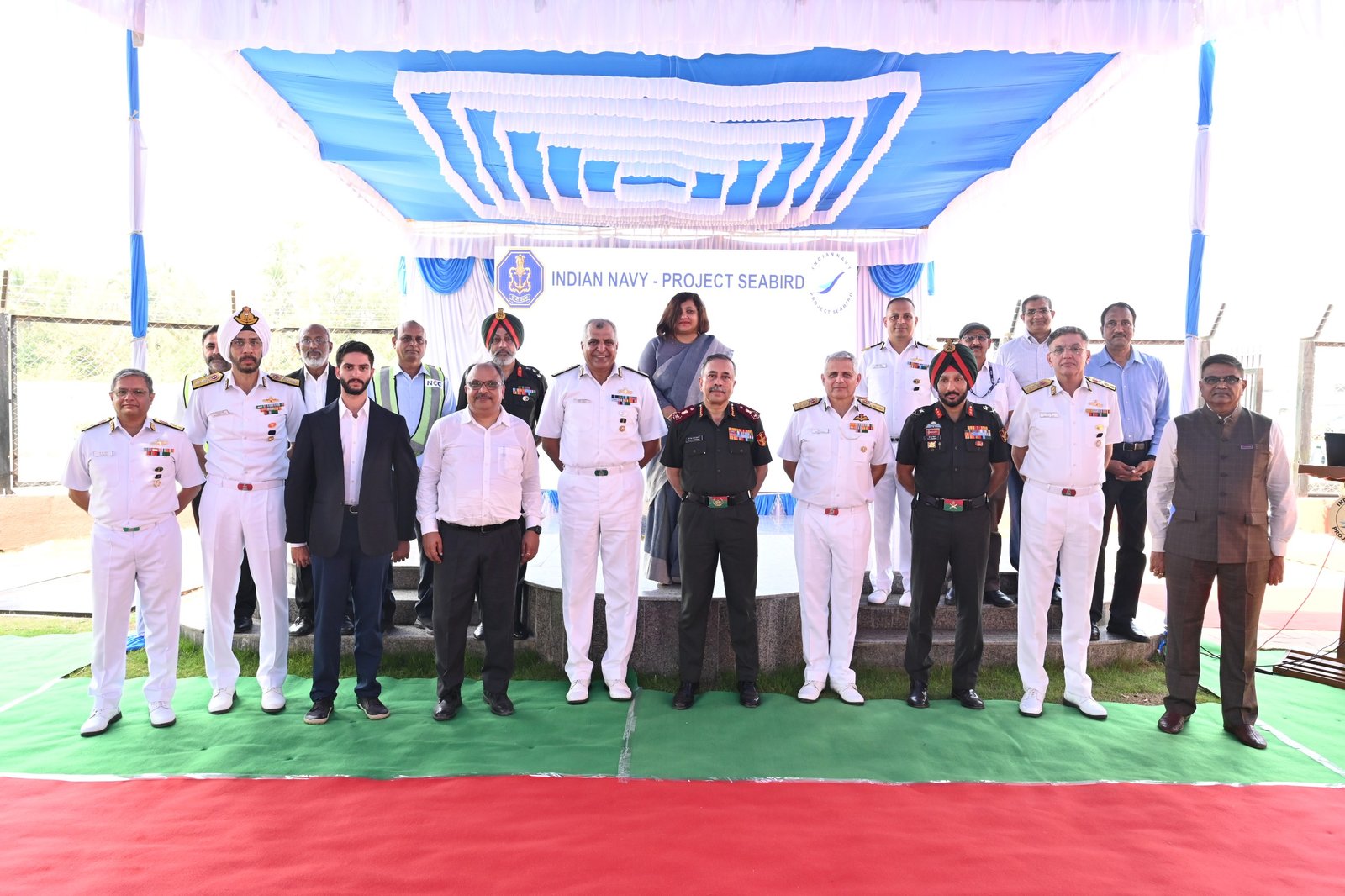 Inauguration Of Project Seabird Infrastructure By General N S Raja Subramani, CDS And Secretary, DMA