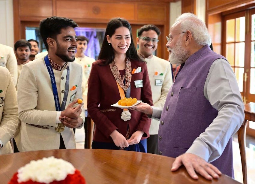 PM interacts with Team India representatives at 48th WorldSkills Competition