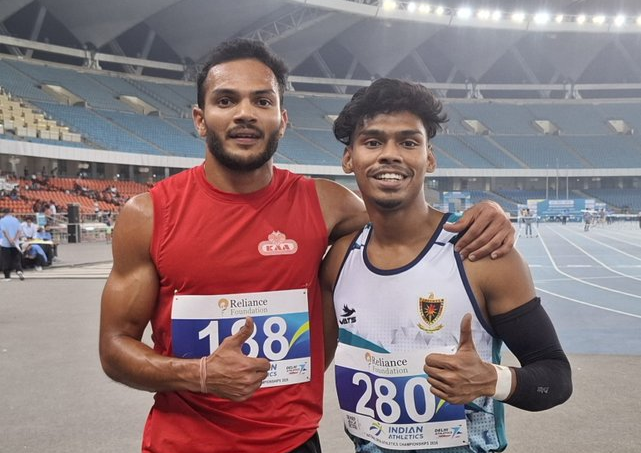 Manikanta Hoblidhar Shrugs Off Stomach Cramps to Win 100m Gold at National Open Athletics Championships