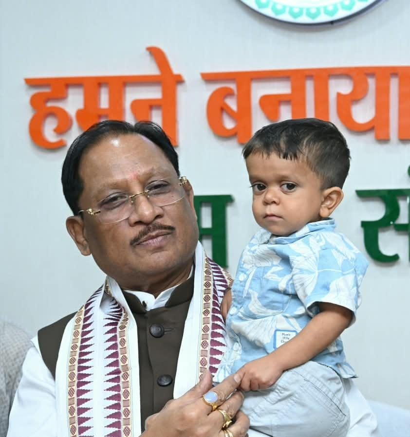 Chhattisgarh CM Vishnu Deo Sai Approves ₹12 Lakh for Treatment of 10-Year-Old Boy Suffering from Rare Disease