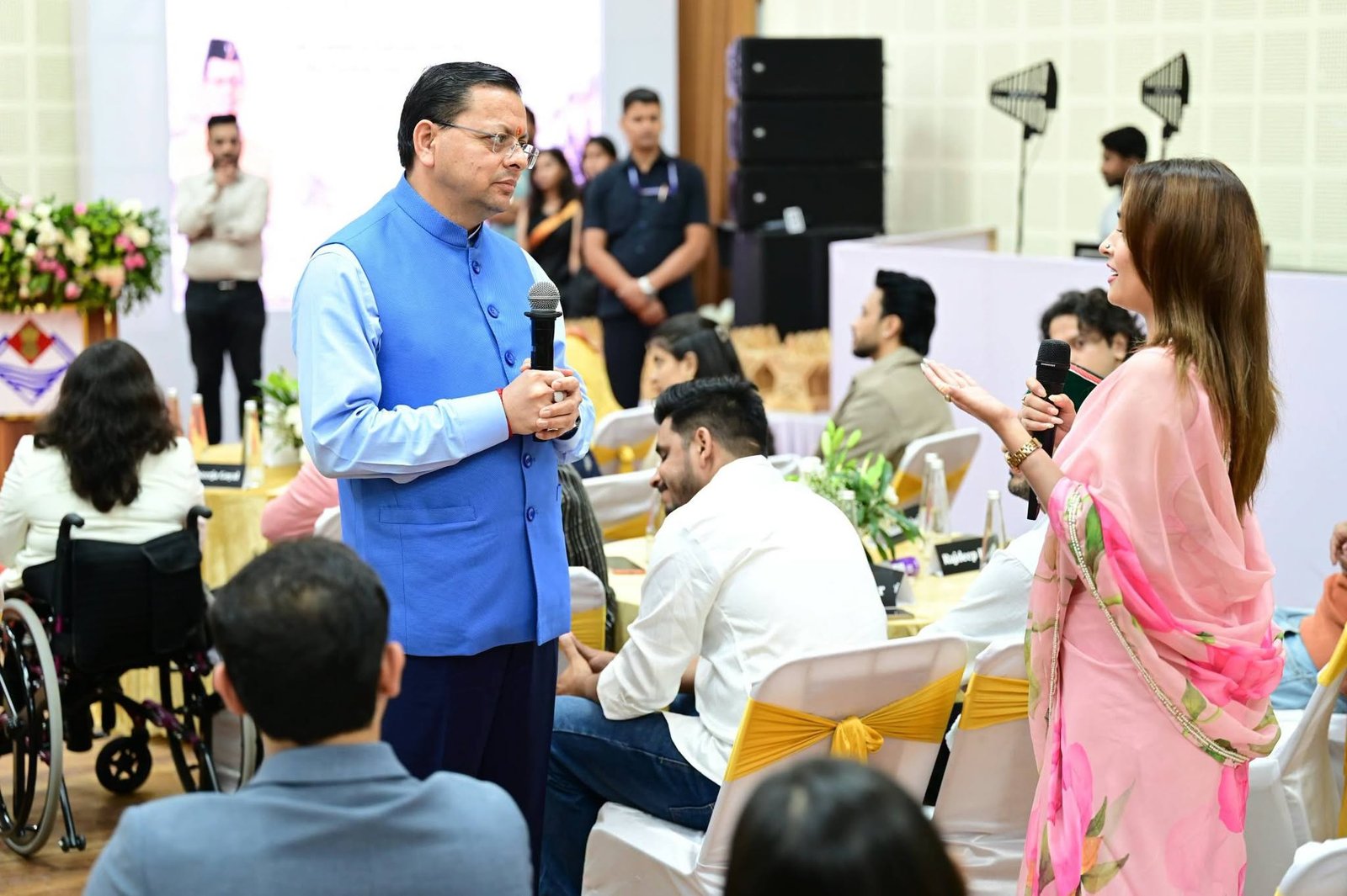 CM Dhami Interacts with Social Media Content Creators, Calls for Global Recognition of Uttarakhand’s Culture, Traditions and Local Products
