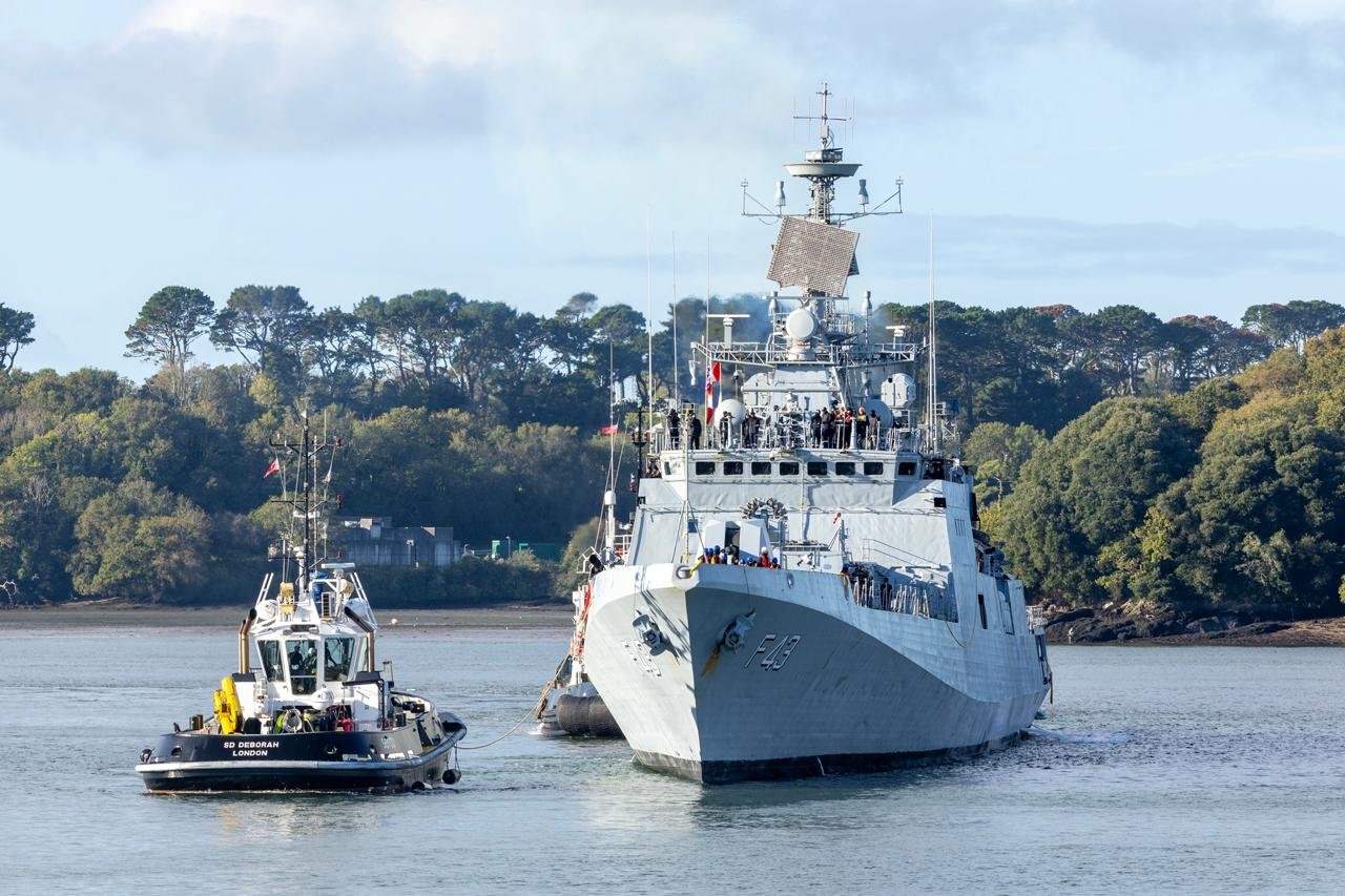 INS Trishul Arrives At Plymouth, Uk For Exercise Konkan 2026