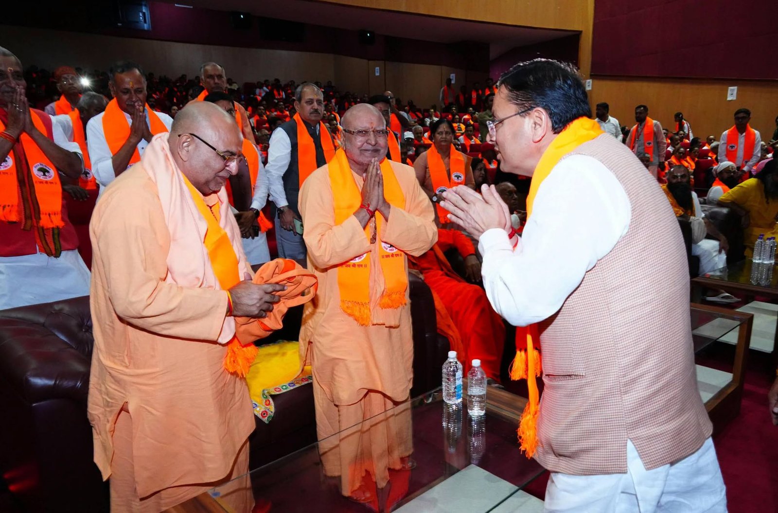 CM Pushkar Singh Dhami Attends Launch of Ashok Singhal Birth Centenary Celebrations