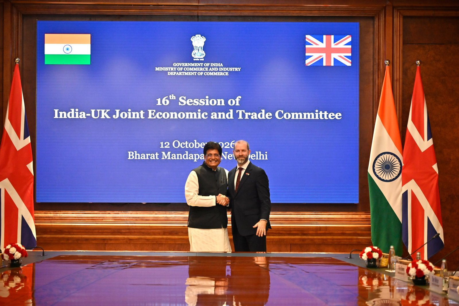 Joint Statement of the 16th Meeting of the India–UK Joint Economic and Trade Committee (JETCO)