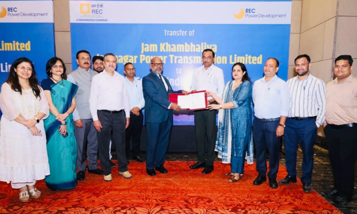 RECPDCL Transfers Two Interstate Transmission SPVs to Power Grid and Ceigall India