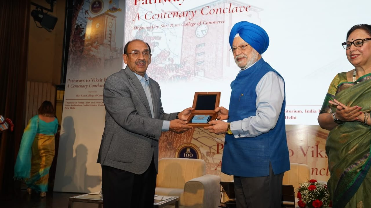 Hardeep Singh Puri Addresses Valedictory Session of SRCC’s Centenary Conclave ‘Pathways to Viksit Bharat’