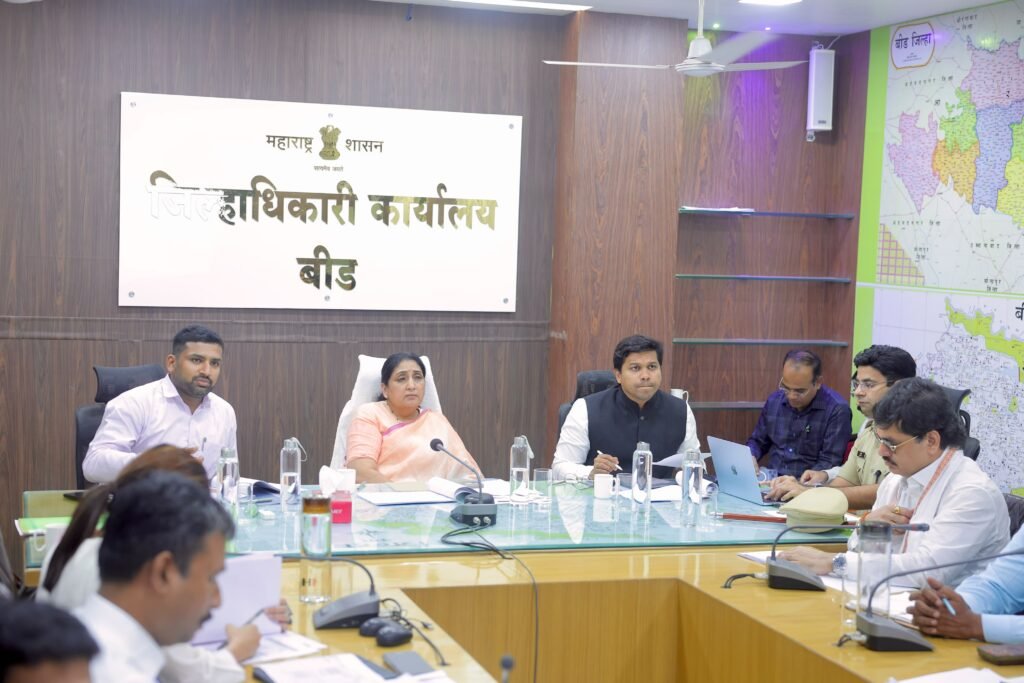 Deputy CM Sunetra Ajit Pawar Reviews Drought Situation in Beed, Directs Swift Action
