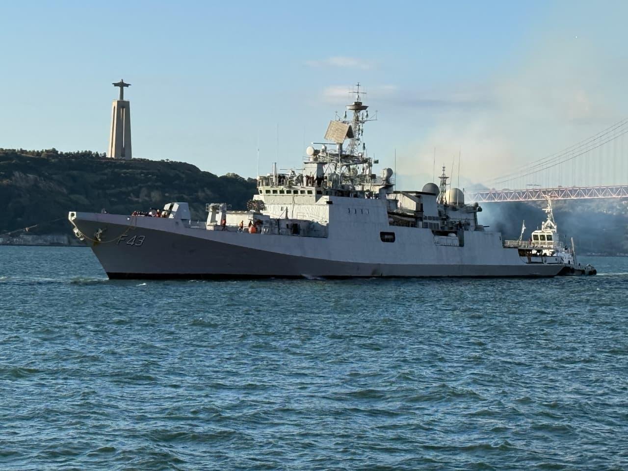 INS Trishul Concludes Port Call At Lisbon, Portugal