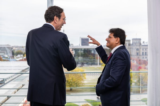 Piyush Goyal Holds High-Level Economic Engagements in Berlin to Strengthen India–Germany Trade and Investment Ties