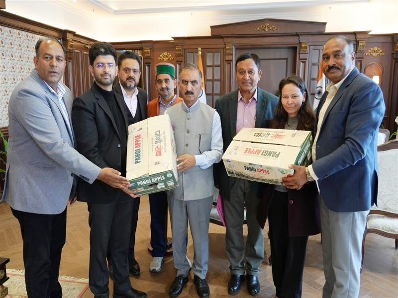 CM launches naturally produced 'Pangi Apple' brand