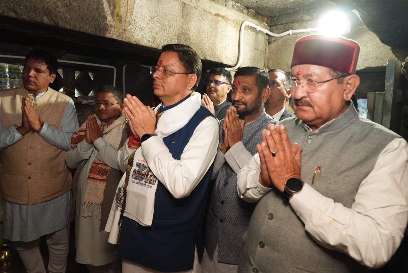 CM Pushkar Singh Dhami Offers Prayers at Adi Badri Temple, Prays for Prosperity and Well-Being of Uttarakhand Residents