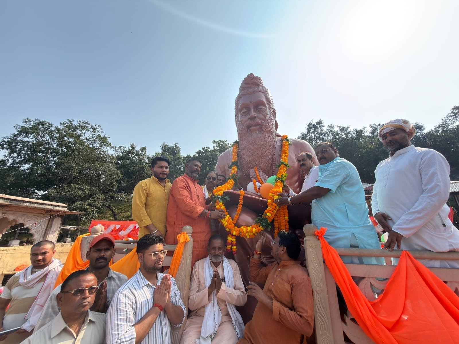 Yogi government honoured Maharishi Valmiki ideals; statue installed on the banks of Gomti in Lucknow