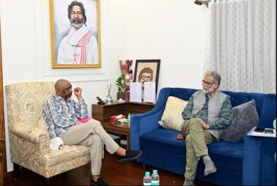 CPI(ML) National Secretary Dipankar Bhattacharya Meets Jharkhand CM Hemant Soren