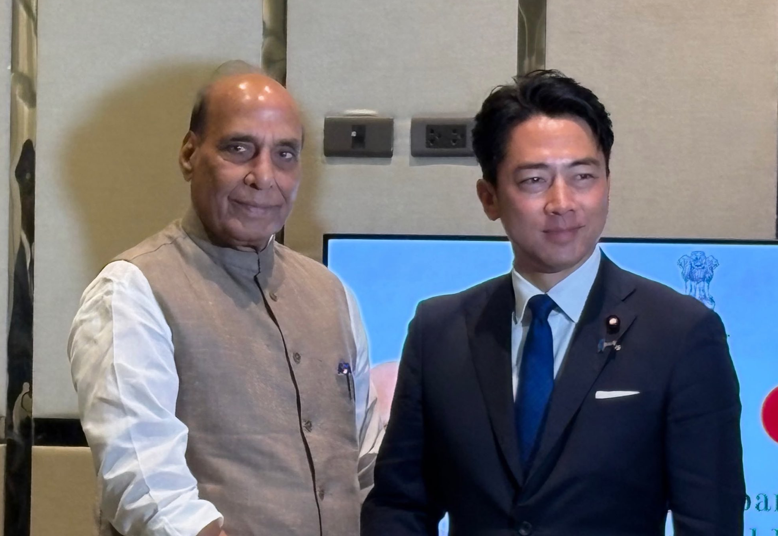 Raksha Mantri and his Japanese counterpart meet on the margins of ADMM-Plus in Philippines