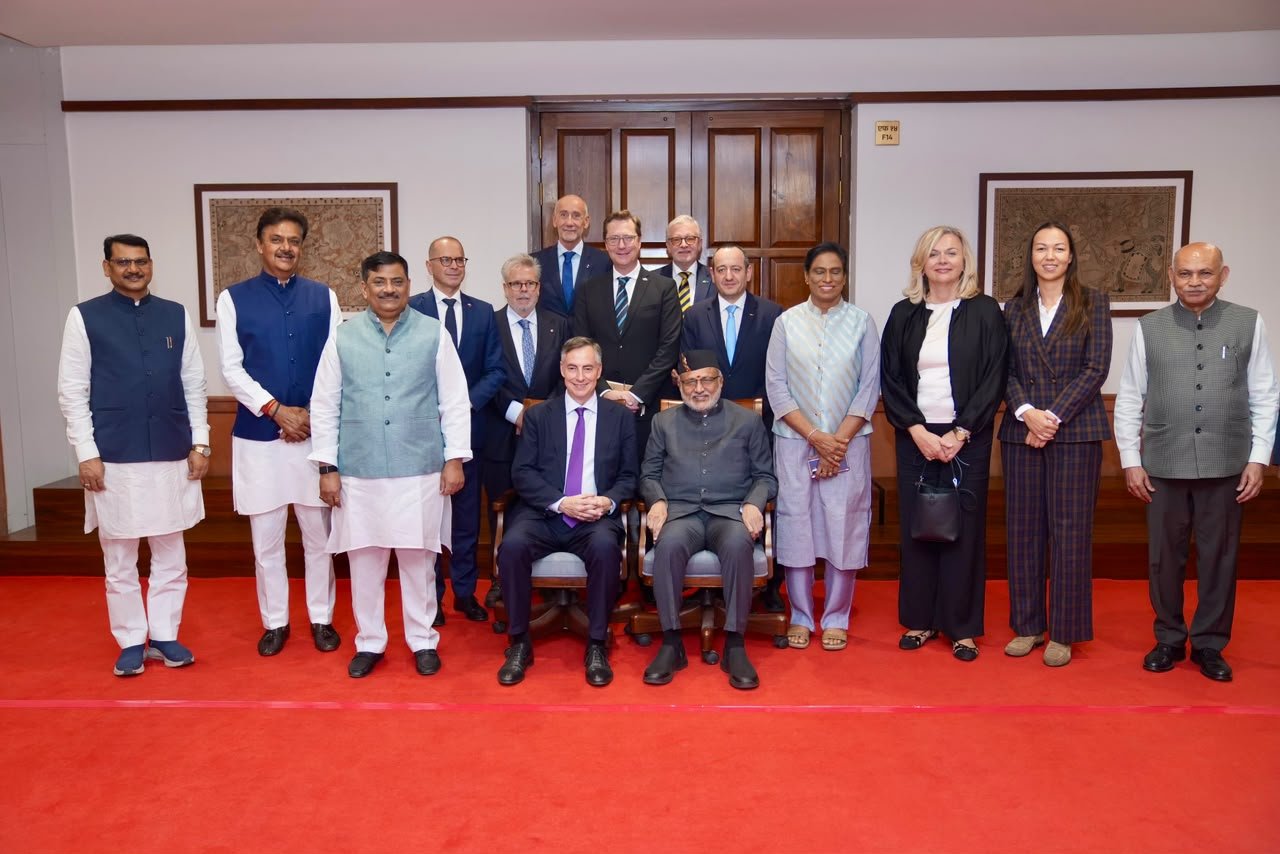Vice-President Radhakrishnan Meets European Parliament Delegation