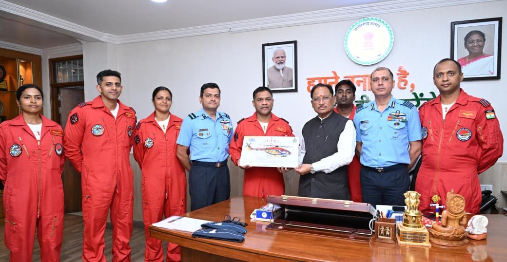 Indian Air Force’s Sarang Helicopter Team to Perform at Chhattisgarh Rajyotsav on November 2