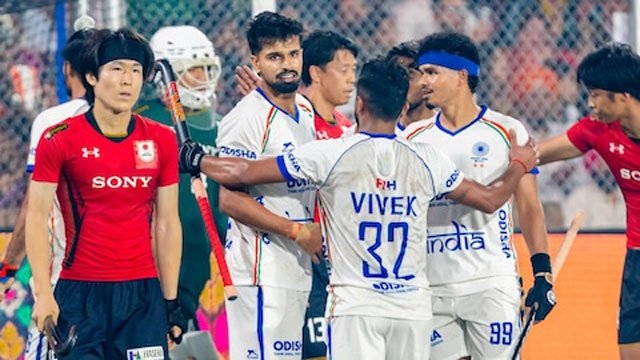 Abhishek Nain Scores Twice as India Beat Japan 4-1 for Third Straight Win in Asian Champions Trophy